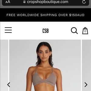 Matching Crop shop boutique set XS